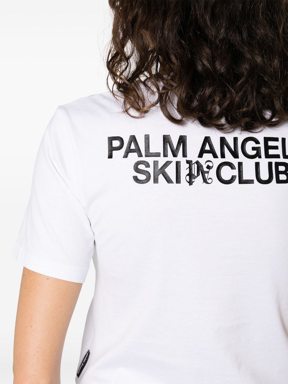 Palm Angels o1s22i1n0824 Ski Club T-Shirt in White Size L / US 10 / IT 46 - 5 Thumbnail