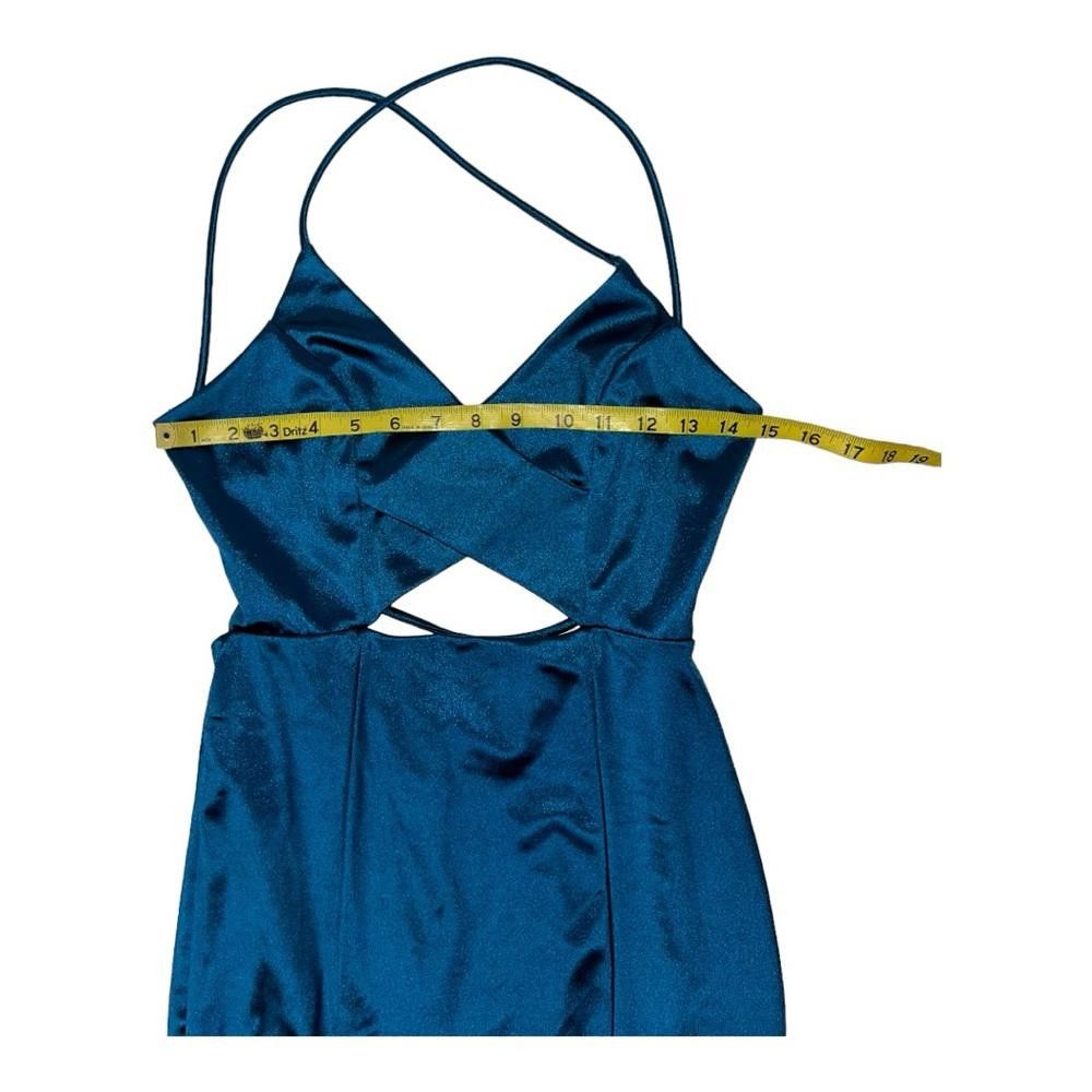 Lulus Lulus l Destined Love Teal Backless Cutout Mermaid Dress S Size S / US 4 / IT 40 - 7 Thumbnail