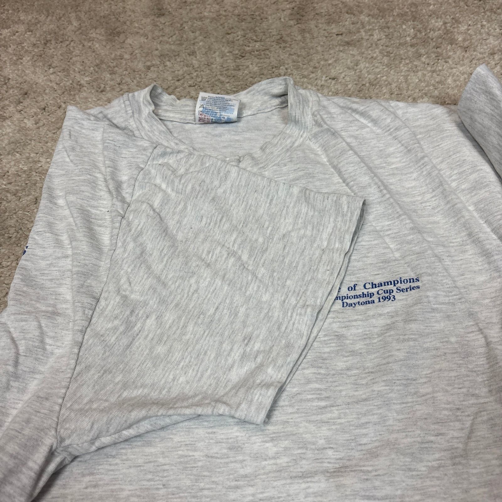 Hanes × Vintage VTG 90s Daytona Championship Cup Race of Champions Shirt XL Size US XL / EU 56 / 4 - 6 Thumbnail