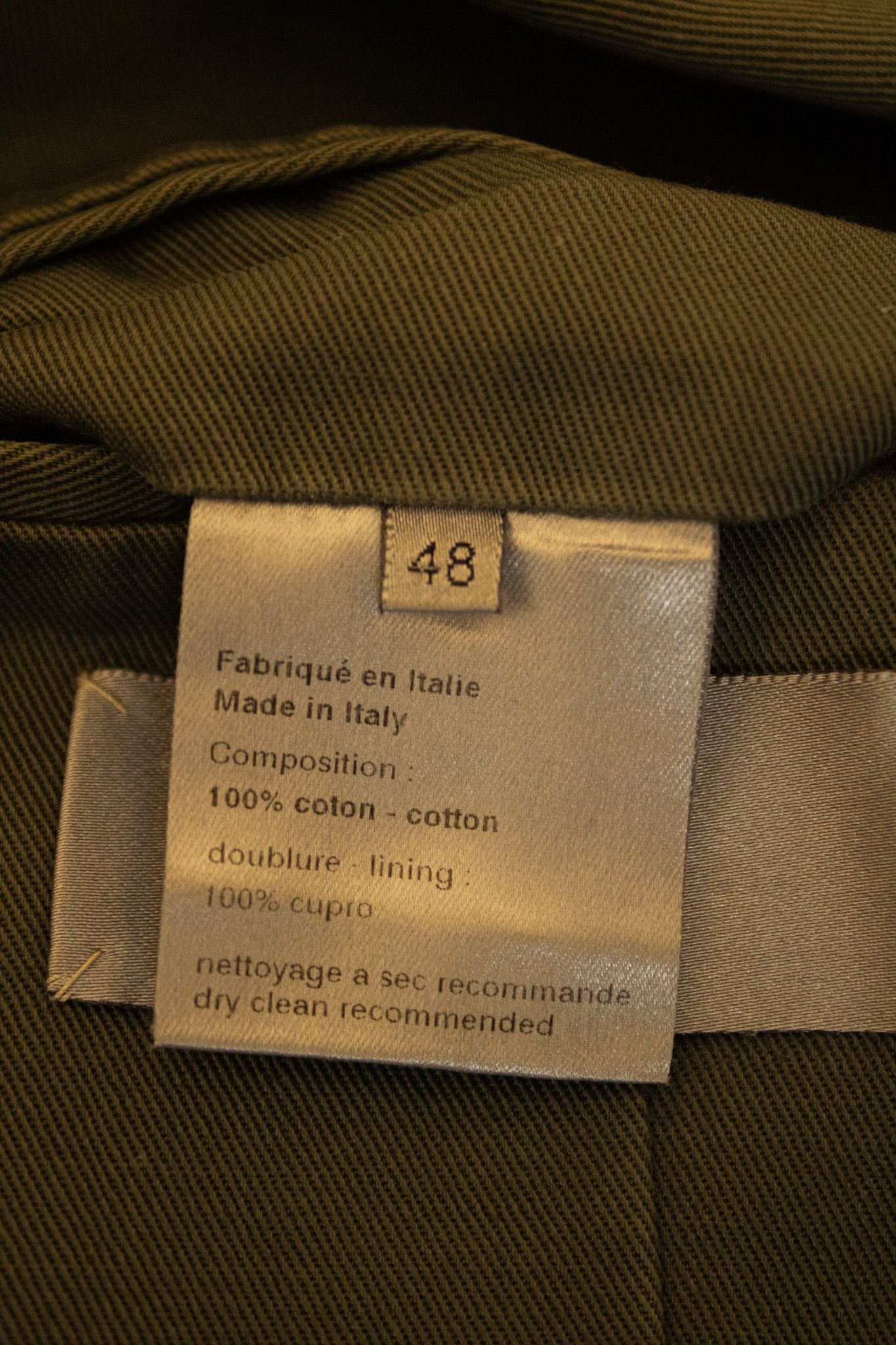 Hedi Slimane Dior Homme SS05 "Beck" Military Two-Button Jacket Size US M / EU 48-50 / 2 - 15 Thumbnail