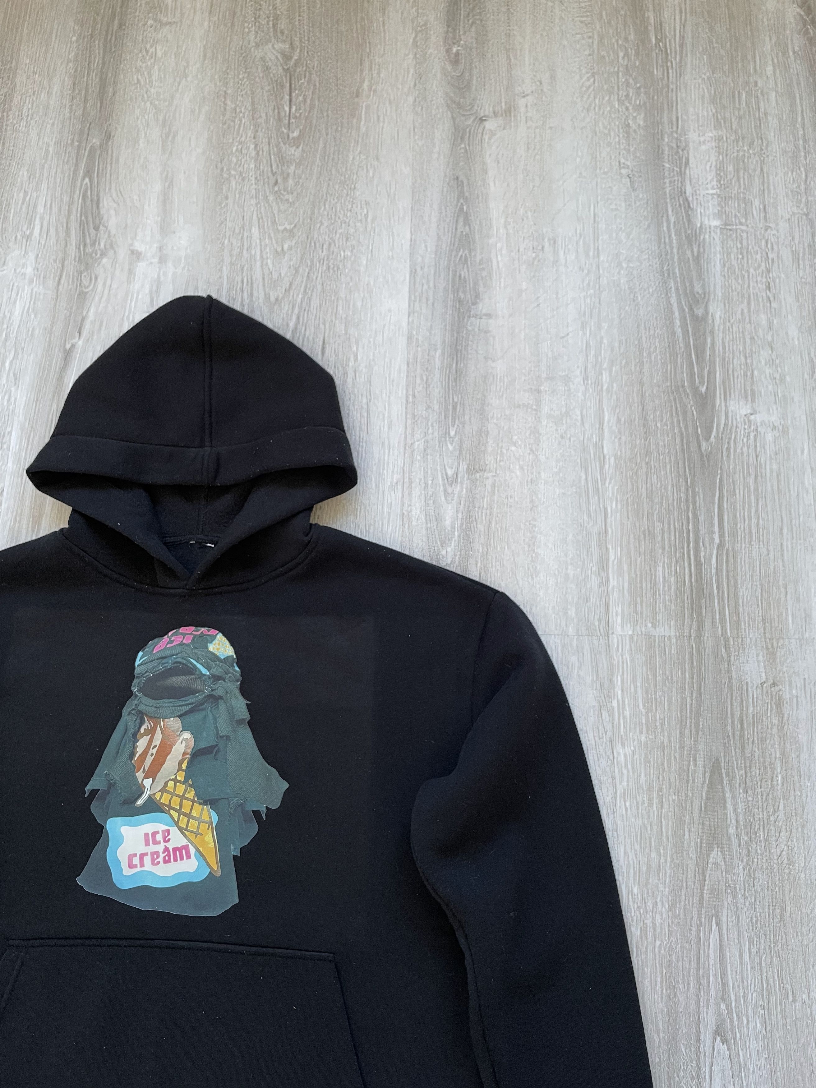 Japanese Brand Vintage Y2k face mask Ice Cream Hoodie Size US M / EU 48-50 / 2 - 2 Thumbnail