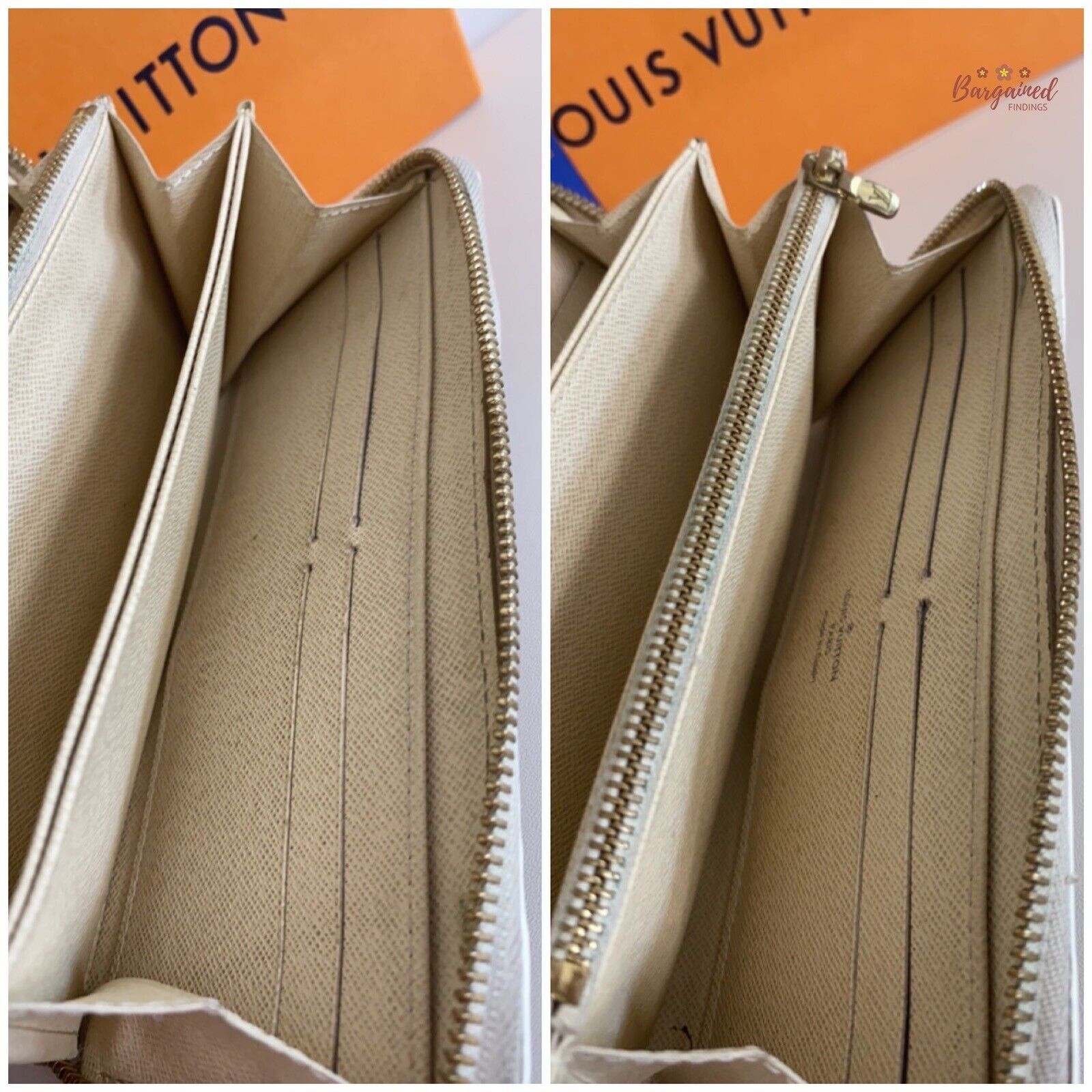 Louis Vuitton Louis Vuitton Damier Azur Leather Zippy Organizer Wallet Size ONE SIZE - 4 Thumbnail