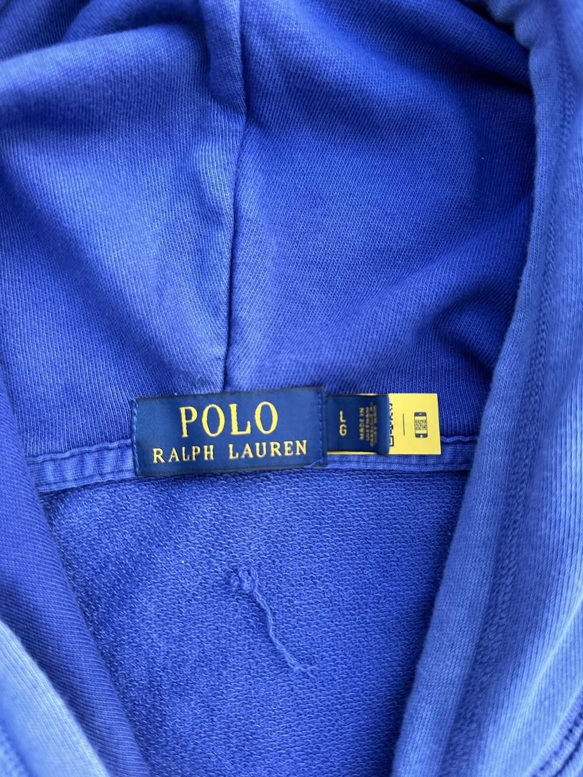 Polo Ralph Lauren Vintage Polo Ralph Lauren Zip Men Blue Size US L / EU 52-54 / 3 - 8 Thumbnail