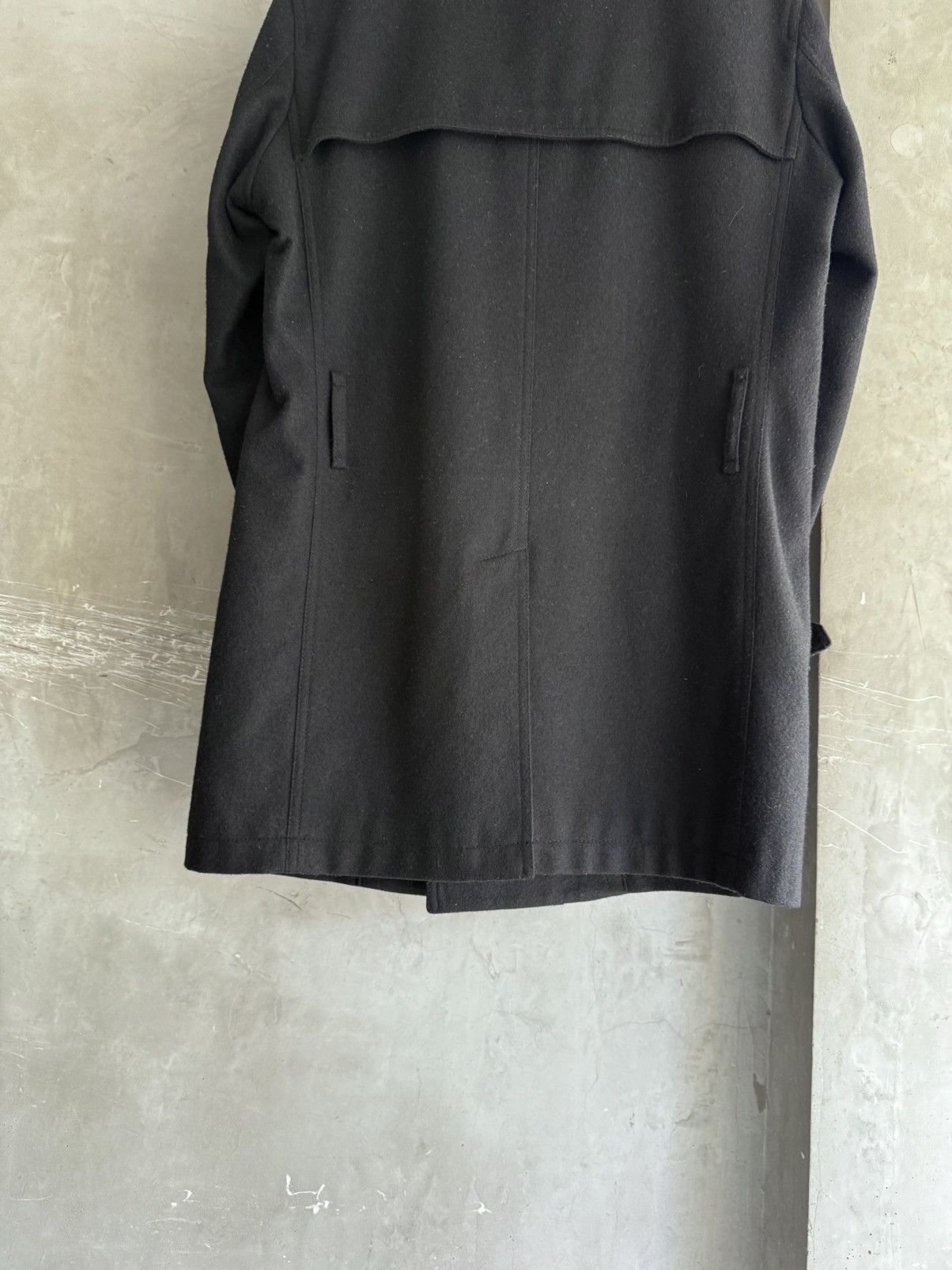 Neil Barrett BLACKBARRETT by Neil Barrett Archive Black Wool Trench Coat Size US S / EU 44-46 / 1 - 8 Thumbnail