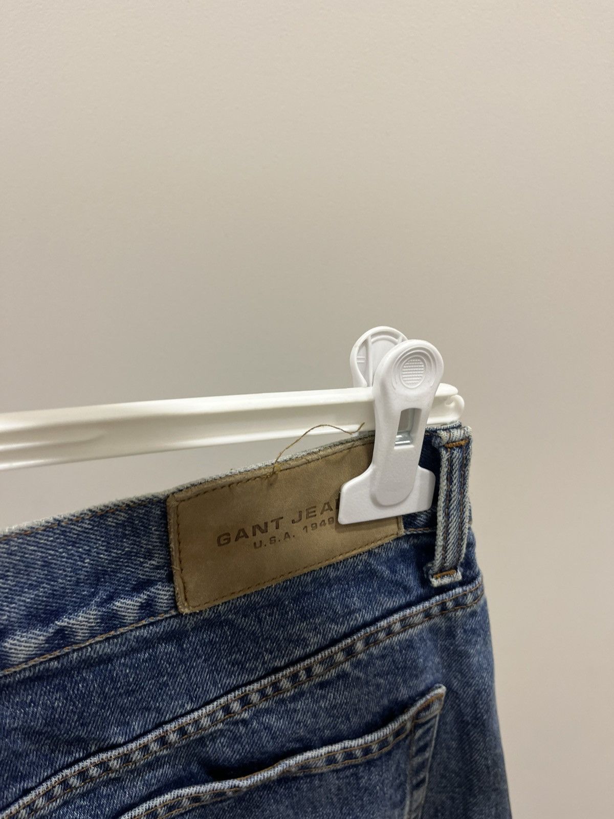 Gant Vintage GANT Jeans Straight Made in Italy Regular Fit Navy Size US 36 / EU 52 - 6 Thumbnail