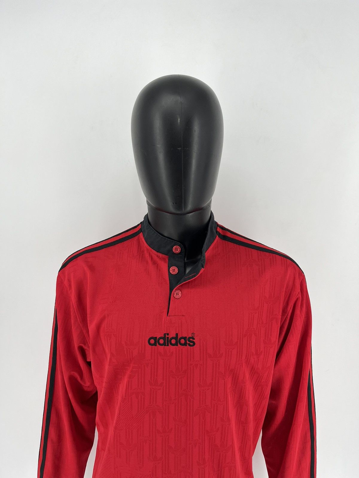 Adidas 1996 SPAIN ADIDAS LONG-SLEEVE TEMPLATE SHIRT Size US XL / EU 56 / 4 - 6 Thumbnail