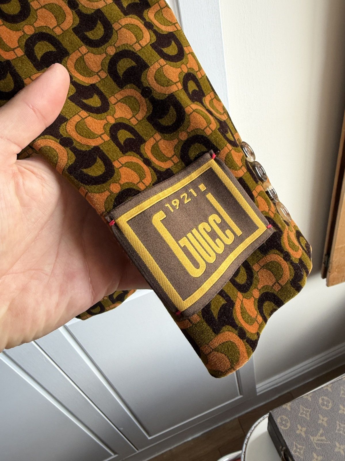 Gucci Gucci 100 Year Anniversary Velvet Horsebit Suit Size 38R - 12 Thumbnail