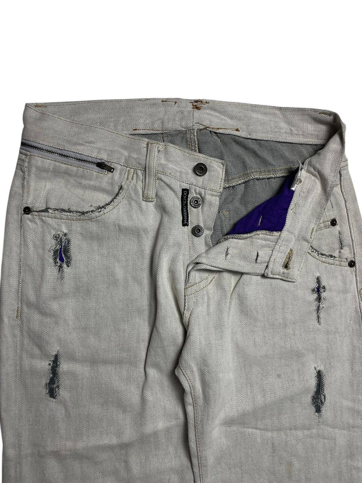 Dolce & Gabbana D&G - Distressed Denim Pants Size US 32 / EU 48 - 5 Thumbnail