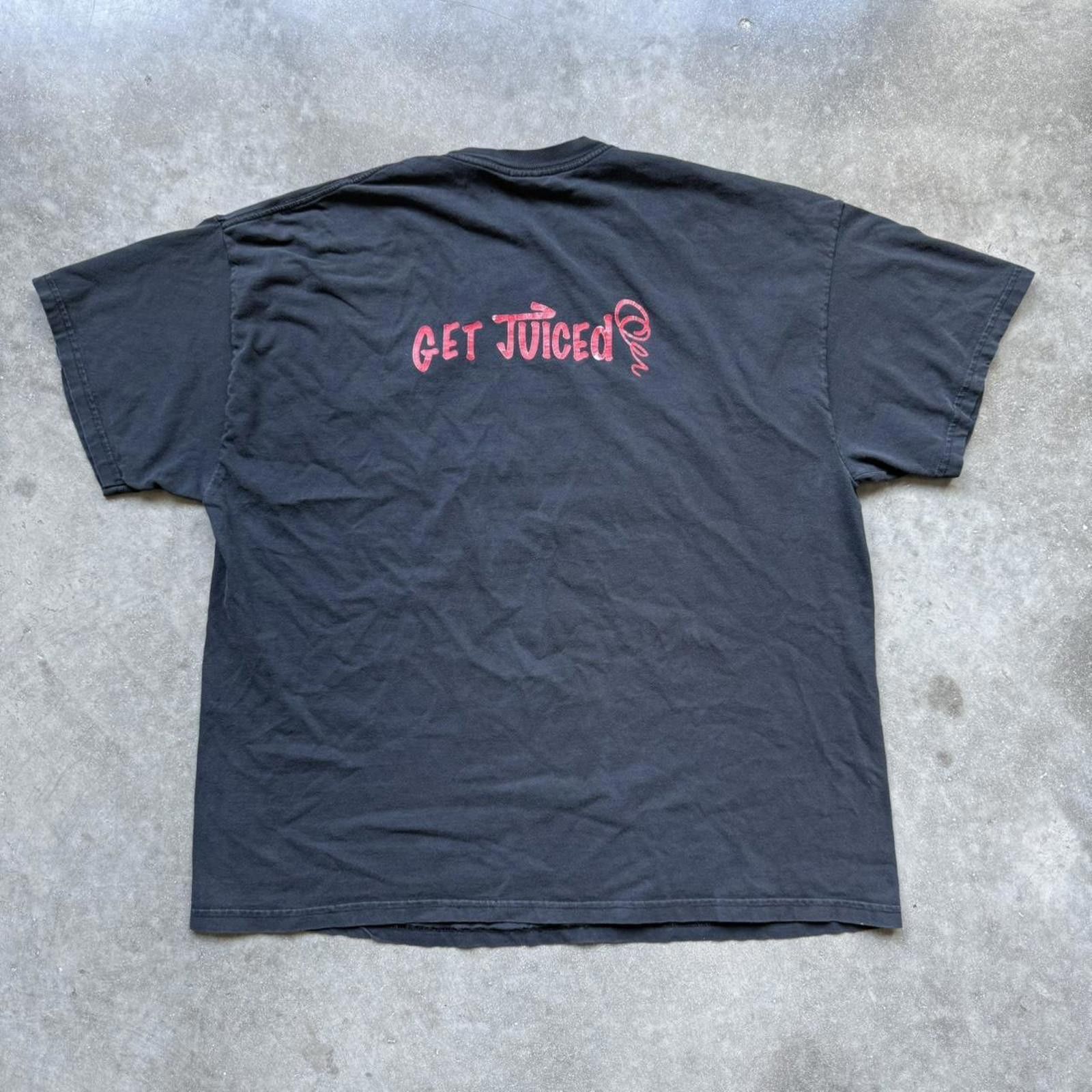 Other Slamin’ Smoothie “Get Juiced” Faded Graphic T-Shirt Size US XL / EU 56 / 4 - 2 Thumbnail