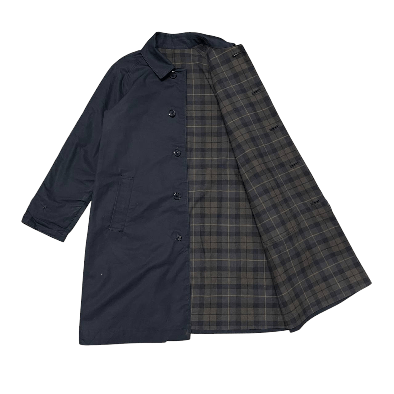 Beams Plus Vintage Beams Boy Reversible Long Coat Size US S / EU 44-46 / 1 - 2 Thumbnail