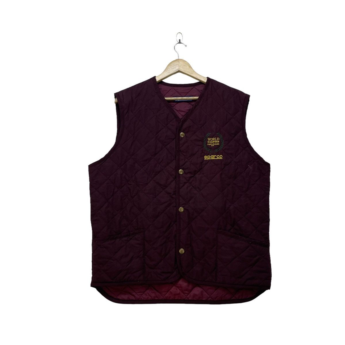 Gear for Sports Vintage Esparco World Champion 10 year Quilted Vest Jacket Size US L / EU 52-54 / 3 - 2 Thumbnail