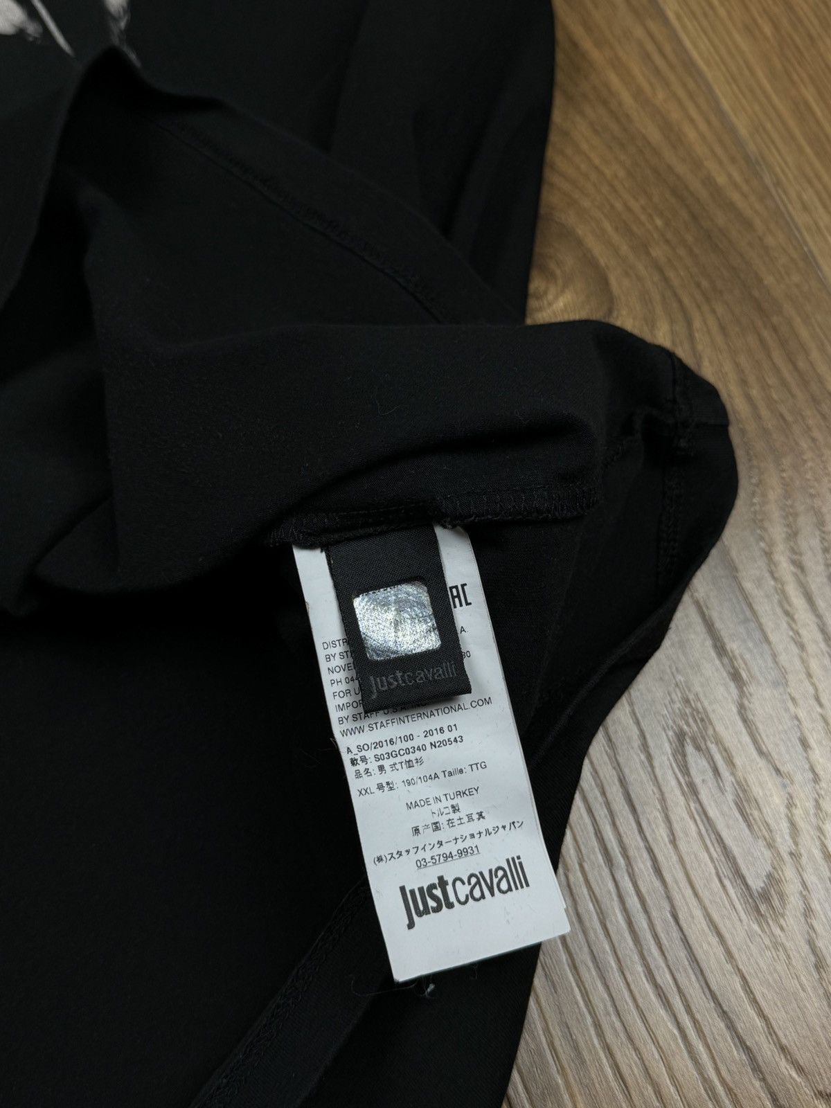 Just Cavalli T-shirt Just Cavalli Italy original casual streetwear item Size US XL / EU 56 / 4 - 3 Thumbnail