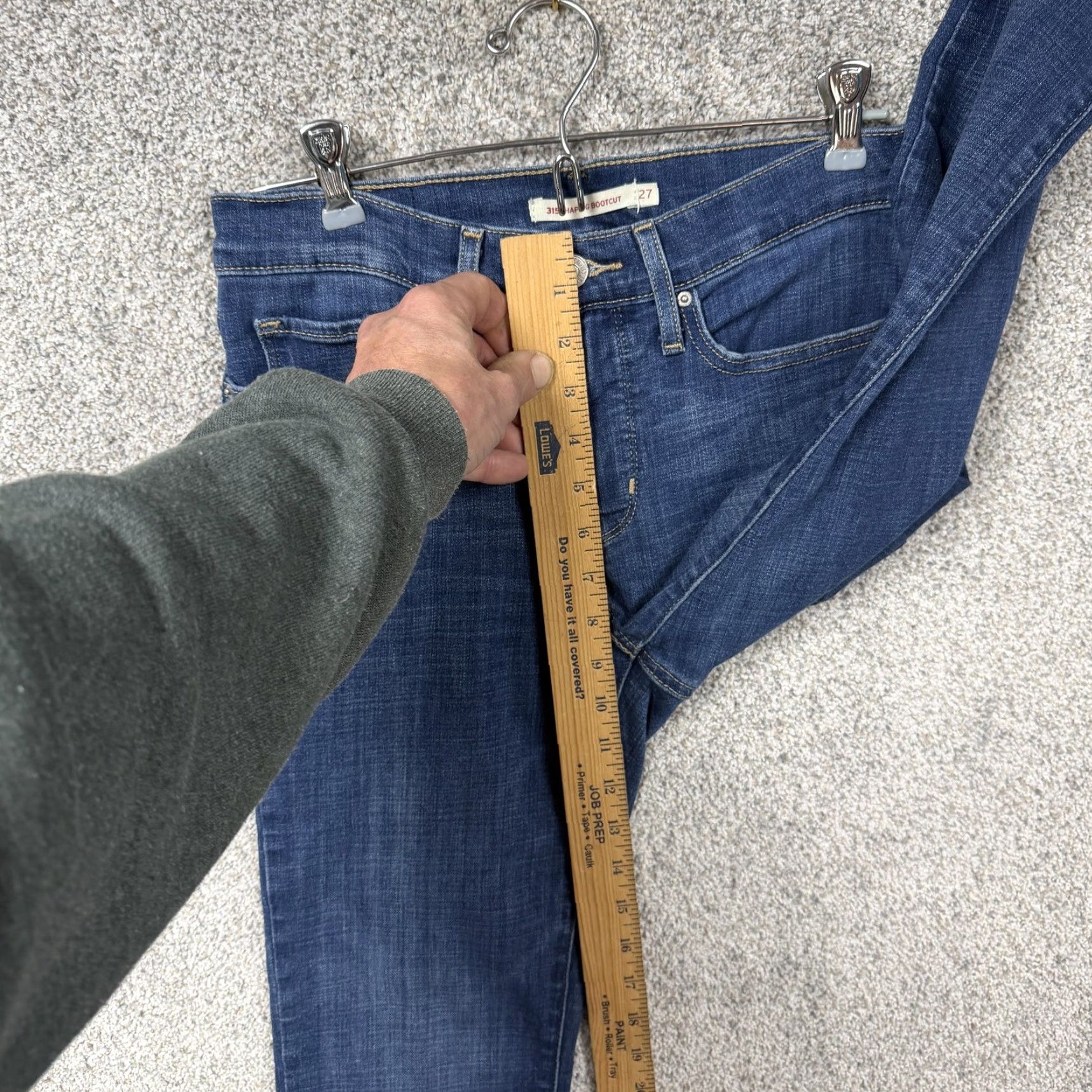Levi's Levi's Jeans Womens 315 Shaping Bootcut Denim Blue 28in Inseam 27 28x28 Stretch Pocket Regular Size Size 27" / US 4 / IT 40 - 5 Thumbnail