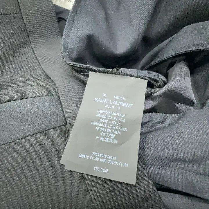 Saint Laurent Paris Saint Laurent Black Casual Straight Pants-2507 Size US 44 / EU 60 - 4 Thumbnail
