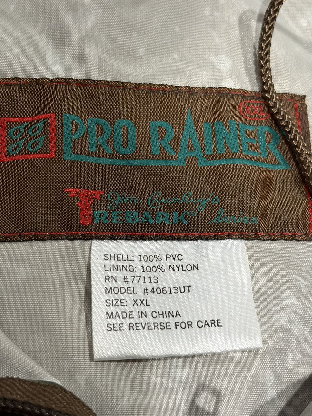 Other Vintage Pro Rainer Trebark Camo Rain Suit Set XXL Size US XXL / EU 58 / 5 - 9 Thumbnail