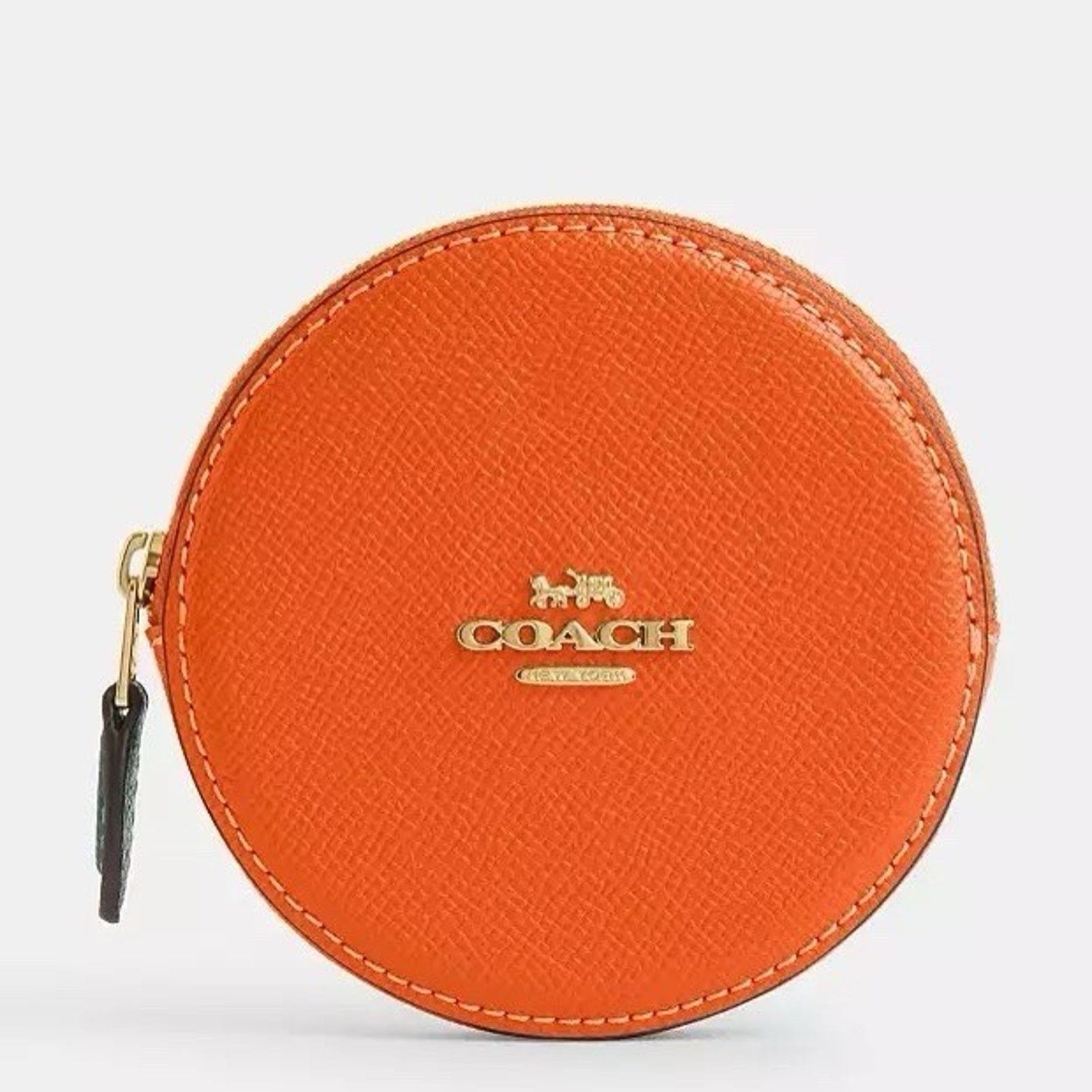 Coach NWT Coach Circle Orange Coin Case CAN29 Spice Orange Size ONE SIZE - 5 Thumbnail