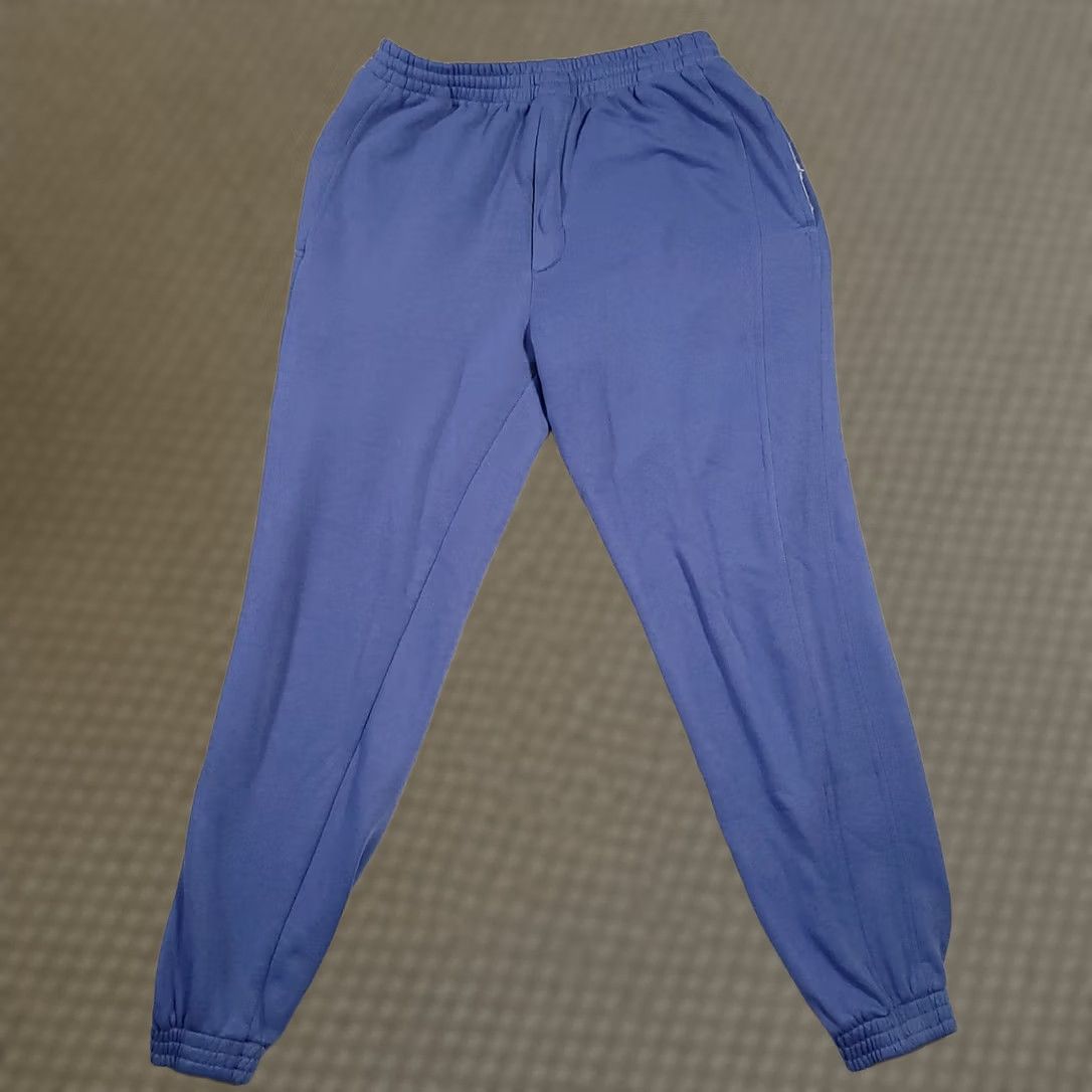London Fog London Fog Pants Mens Medium Blue Jogger Sweatpants Pockets Elastic Waist Zipper Size US 31 - 1 Thumbnail