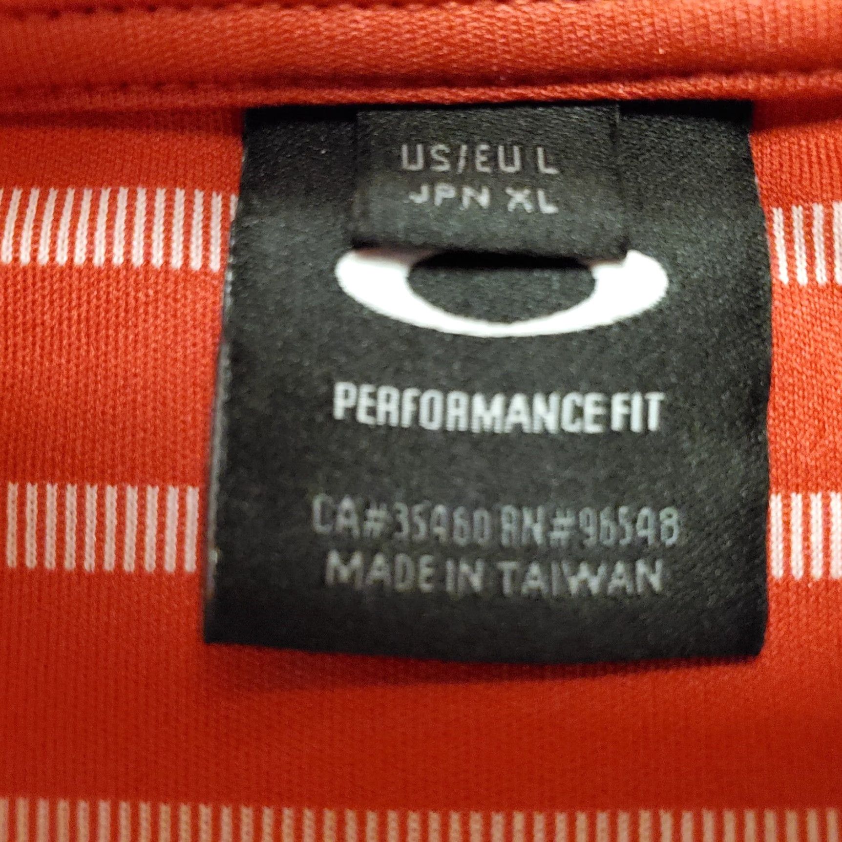 Oakley Oakley Shirt Womens L Red Striped Polo Polyester Performance Golf Casual Size L / US 10 / IT 46 - 5 Thumbnail