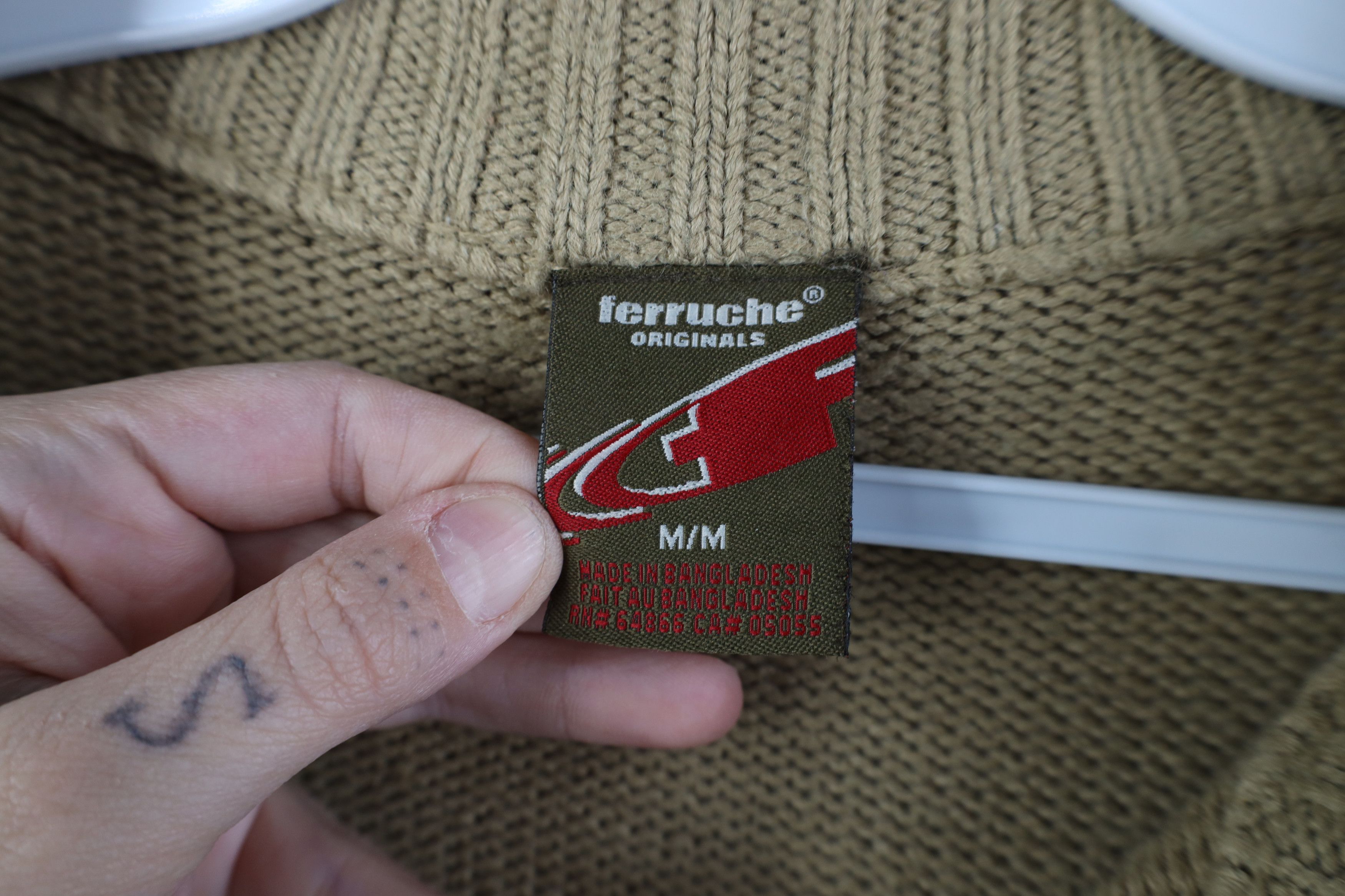 Vintage Vintage 90s Y2K Streetwear Knit Half Zip Pullover Sweater Size US M / EU 48-50 / 2 - 7 Thumbnail