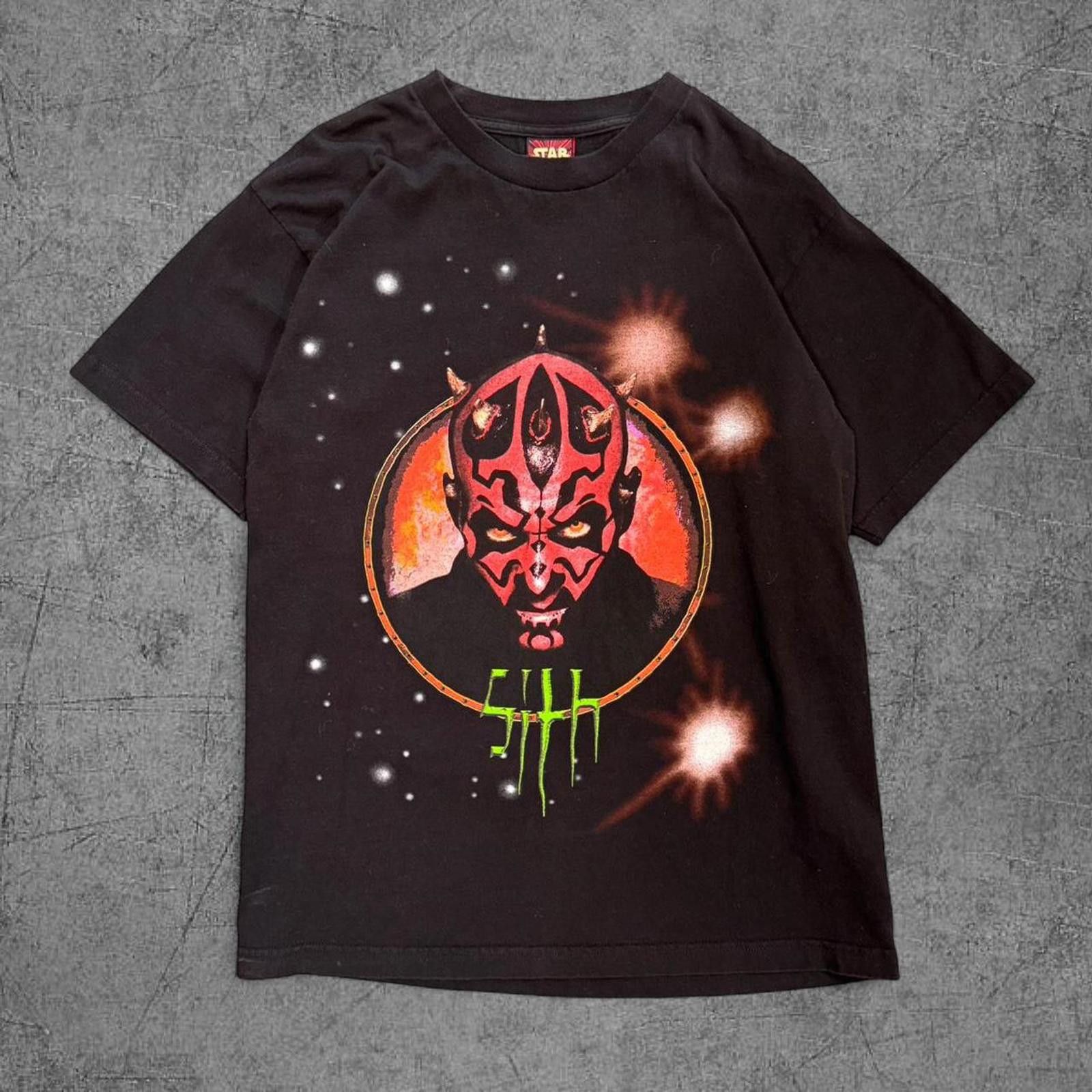Star Wars Vintage 1999 Star Wars Darth Maul Sith Tee Size US L / EU 52-54 / 3 - 1 Thumbnail