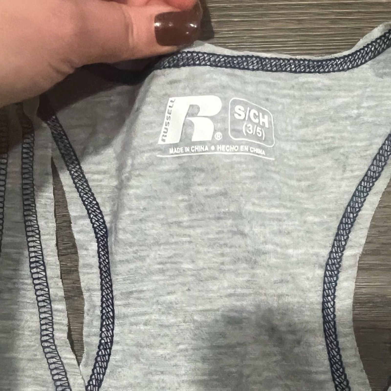 Russell Athletic NWT Coker College Cobras Tank Top Grey - Size S Size S / US 4 / IT 40 - 6 Thumbnail