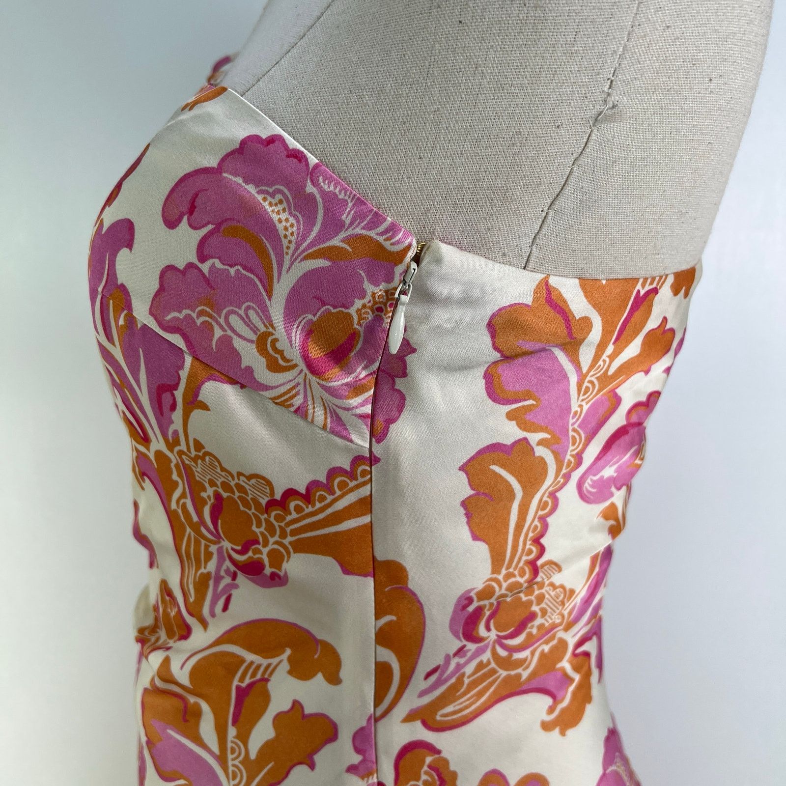 Other Kivari Josefina Maxi Dress Printed Pink Floral One Shoulder Size XS / US 0-2 / IT 36-38 - 6 Thumbnail