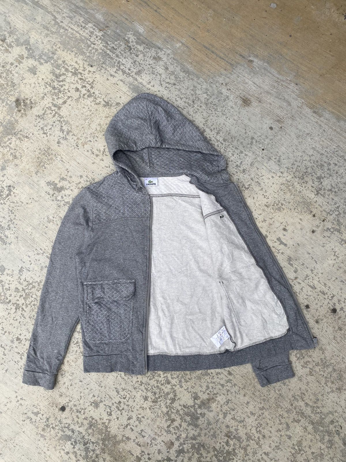 Lacoste Lacoste zip up hoodies Size M / US 6-8 / IT 42-44 - 3 Thumbnail
