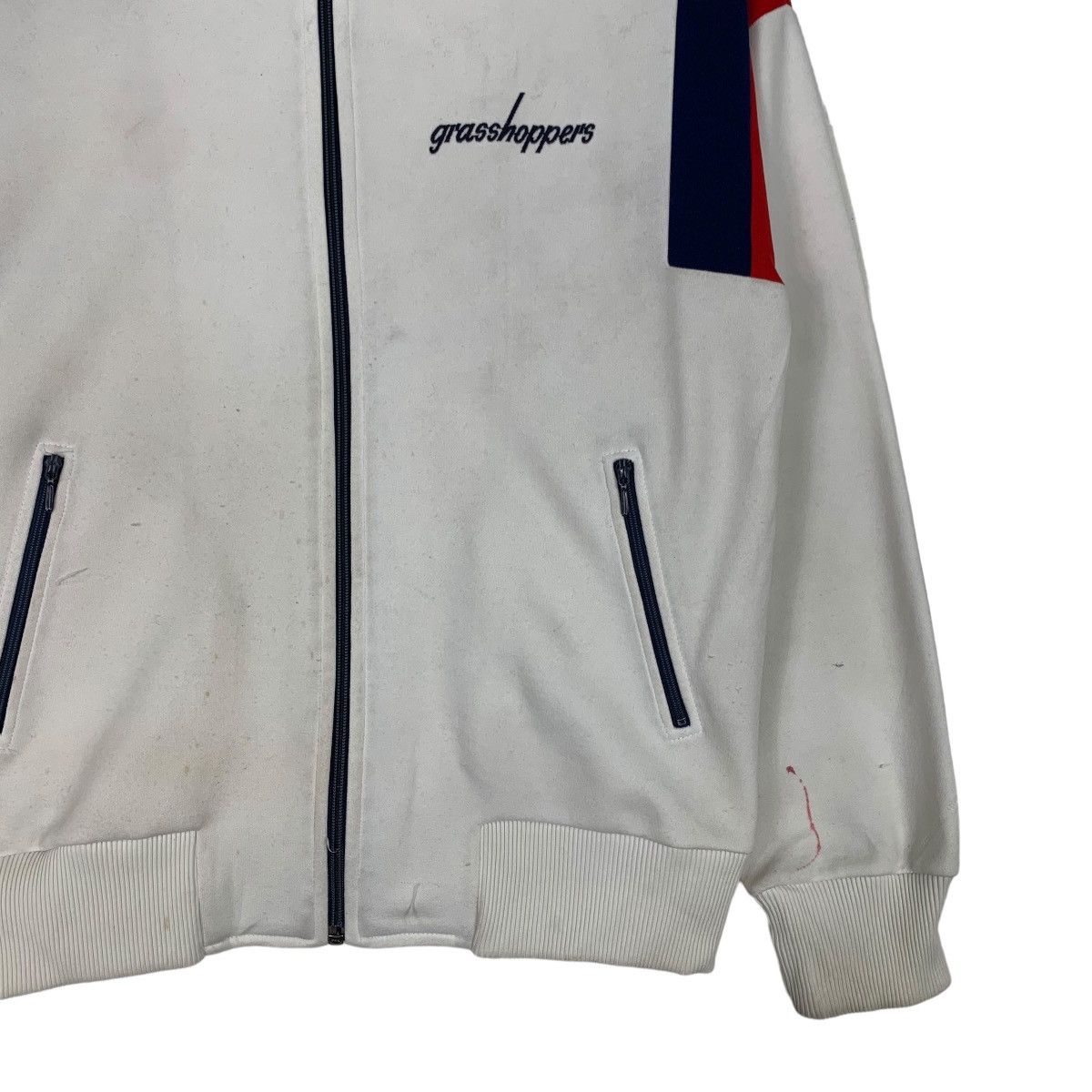 Japanese Brand GLASSHOPPERS Embroidery Small Logo Sweater Jacket #1155-C53 Size US S / EU 44-46 / 1 - 4 Thumbnail