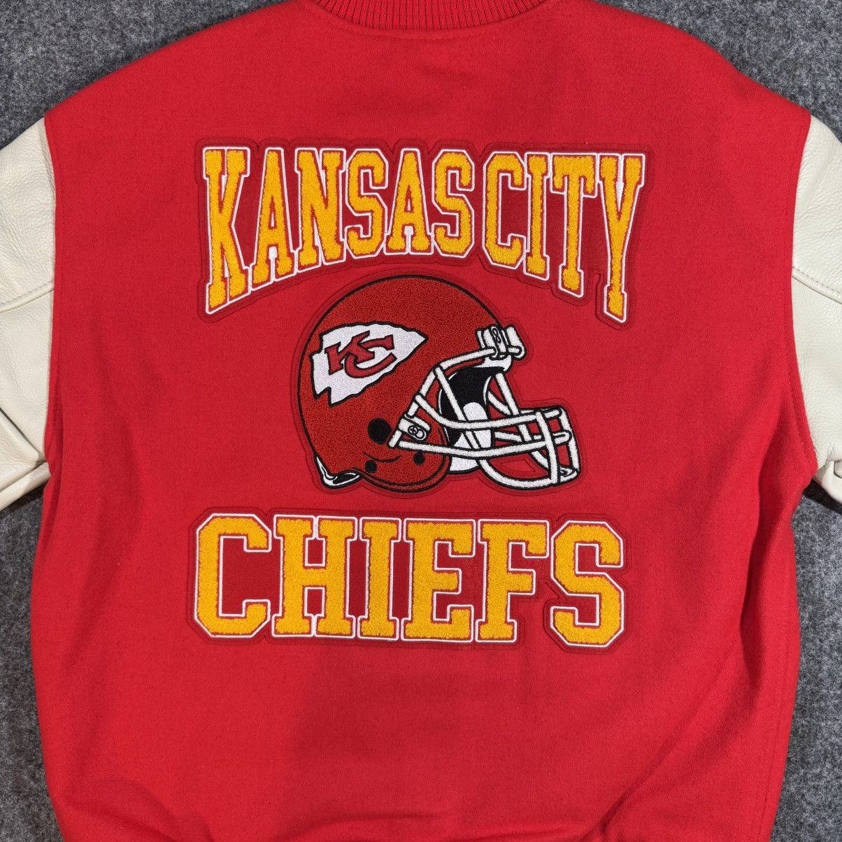 October's Very Own OVO x NFL Kansas City Chiefs Full-Snap Varsity Jacket Red Size US M / EU 48-50 / 2 - 8 Thumbnail