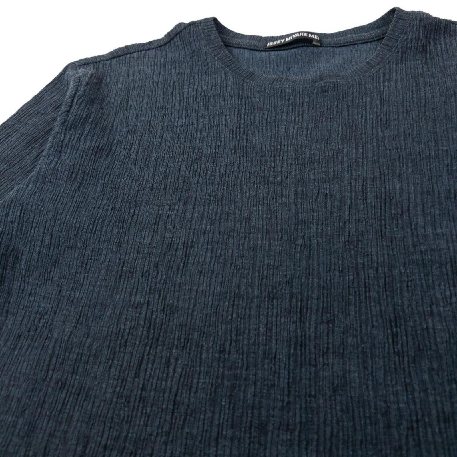 Issey Miyake Vintage 2000s Issey Miyake MEN Crinkle T Shirt Size S Size US S / EU 44-46 / 1 - 4 Thumbnail