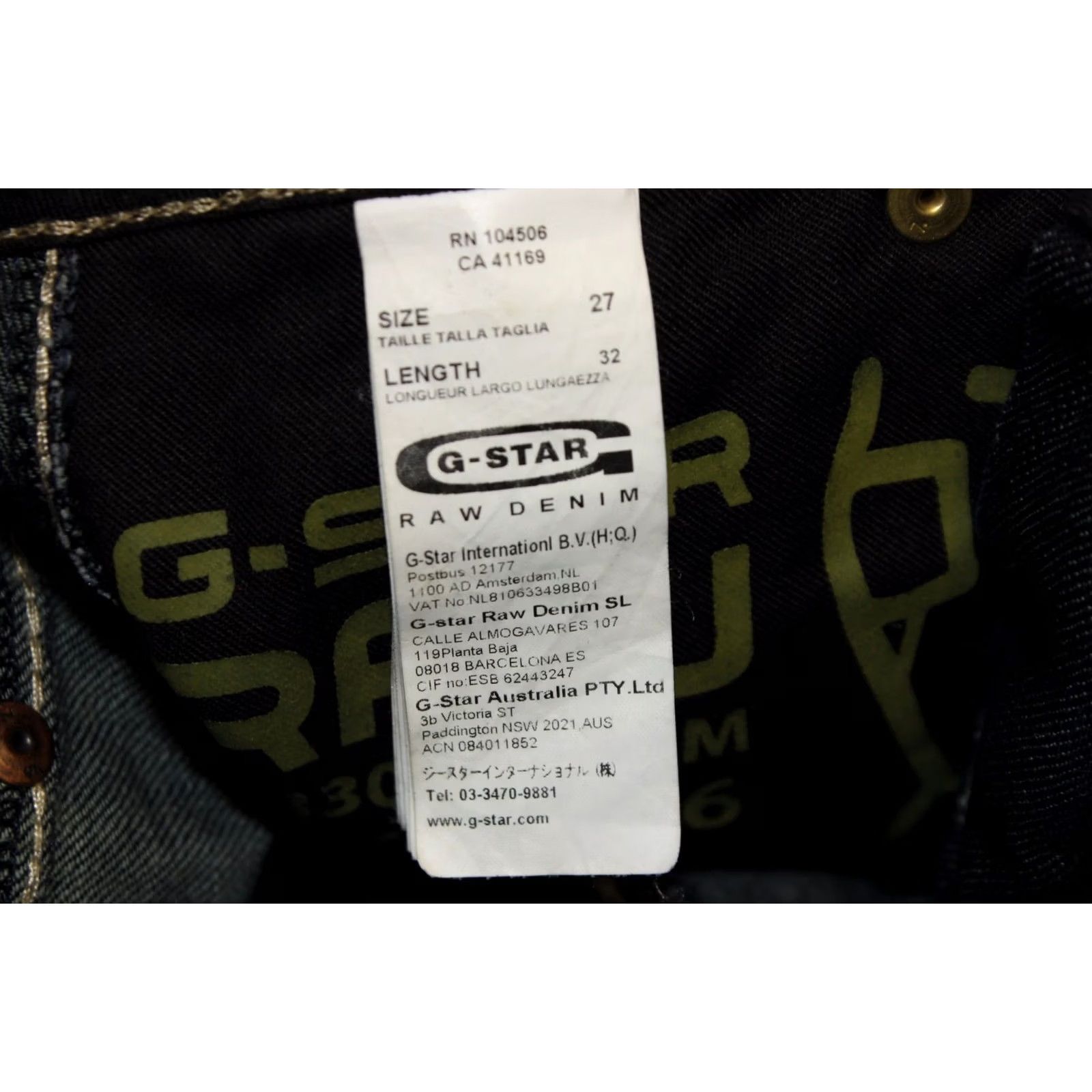 G-Star G-STAR ELWOOD HERITAGE NARROW Jeans Women Blue W27 L32 Size 27" / US 4 / IT 40 - 7 Thumbnail