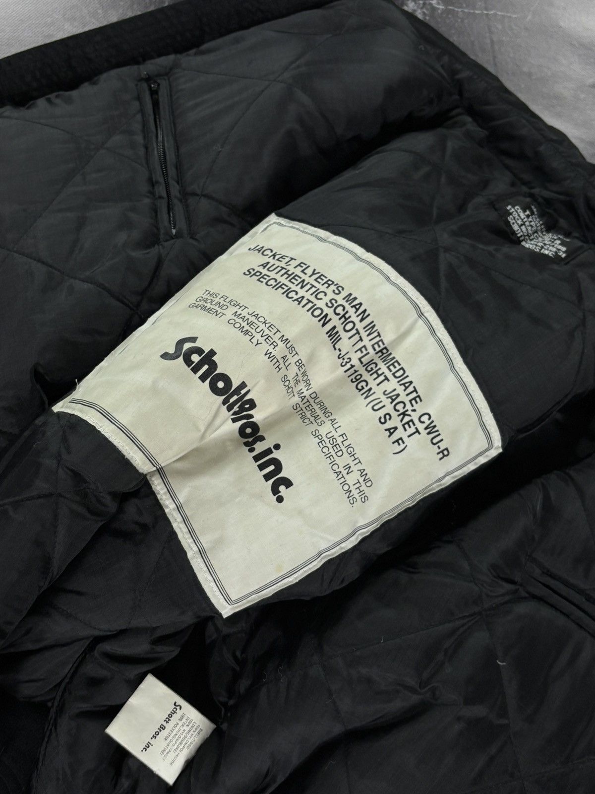 Other Schott CWU, FOG canoe club patch Bomber jacket Size US XL / EU 56 / 4 - 7 Thumbnail