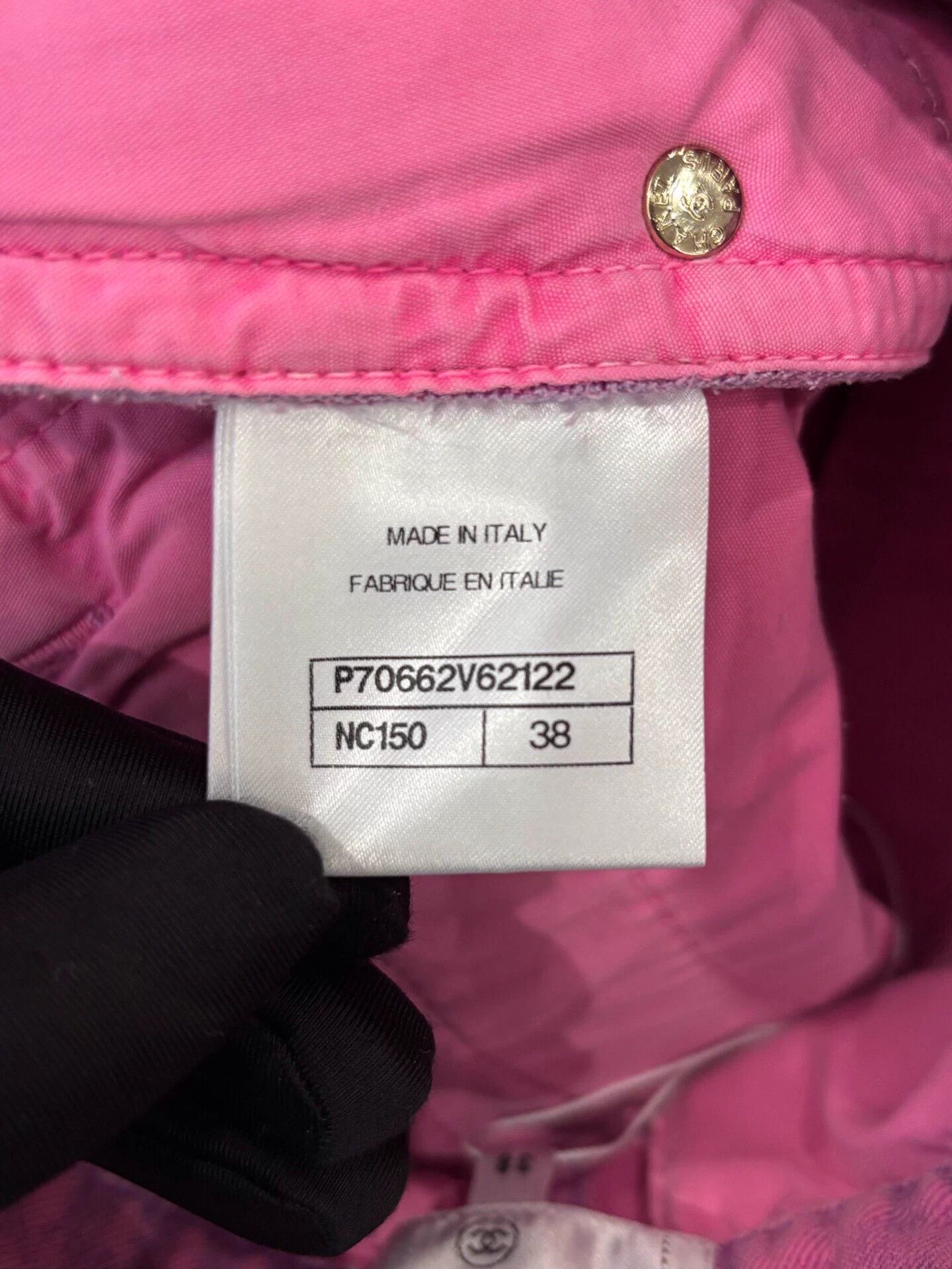 Chanel Chanel gradient pink women's jeans metal CC star button 38 Size 27" / US 4 / IT 40 - 6 Thumbnail