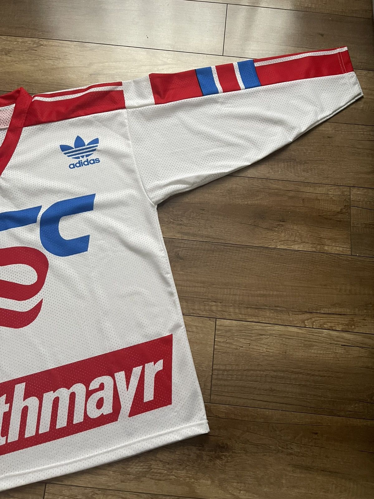 Adidas 1990/1991 Adidas ZSC Lions Vintage Hockey Jersey Shirt Size US L / EU 52-54 / 3 - 6 Thumbnail