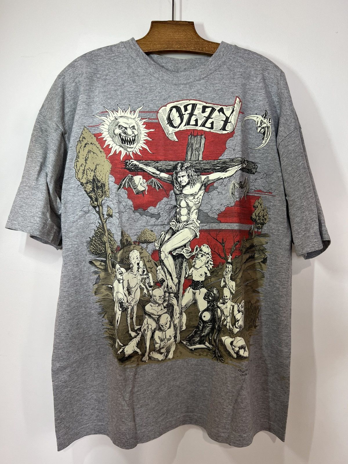 Band Tees vintage 90s Ozzy shirt glow Size US XL / EU 56 / 4 - 1 Thumbnail