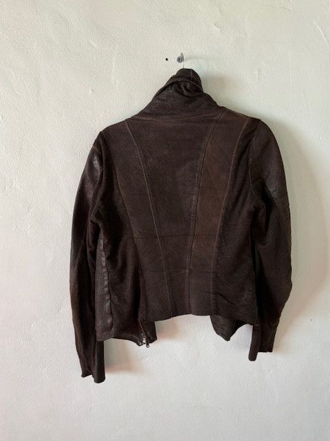 Donna Karan Leather short Jacket Size M / US 6-8 / IT 42-44 - 6 Thumbnail