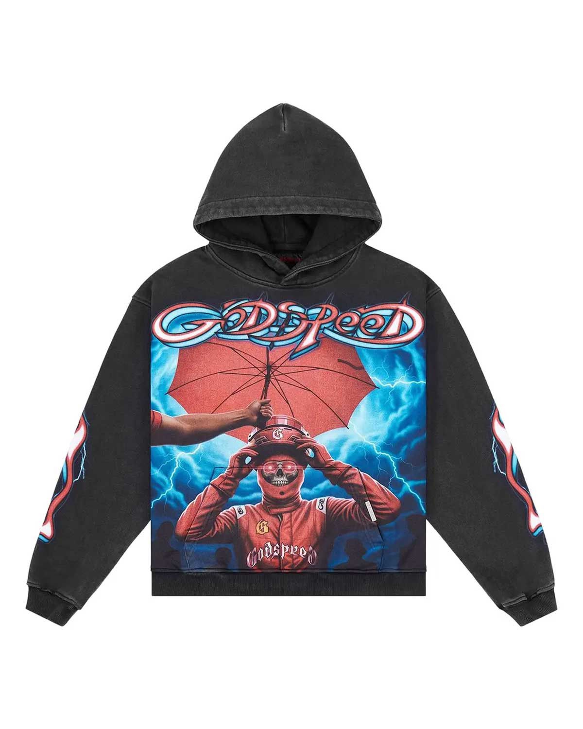 Godspeed Supreme Reign Hoodie Black Wash Size US M / EU 48-50 / 2 - 1 Thumbnail