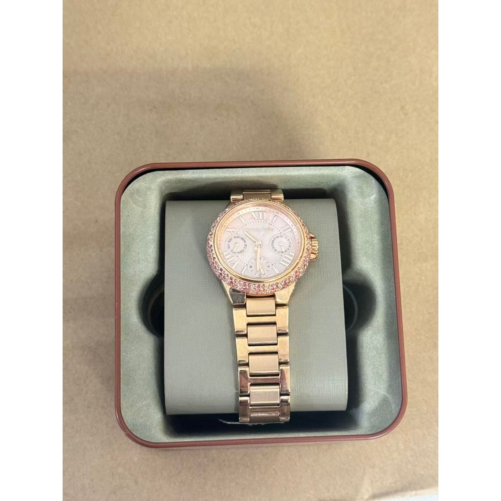 Michael Kors Michael Kors MK7273 Mini Multifunction Stainless Steel Watch Size ONE SIZE - 1 Thumbnail
