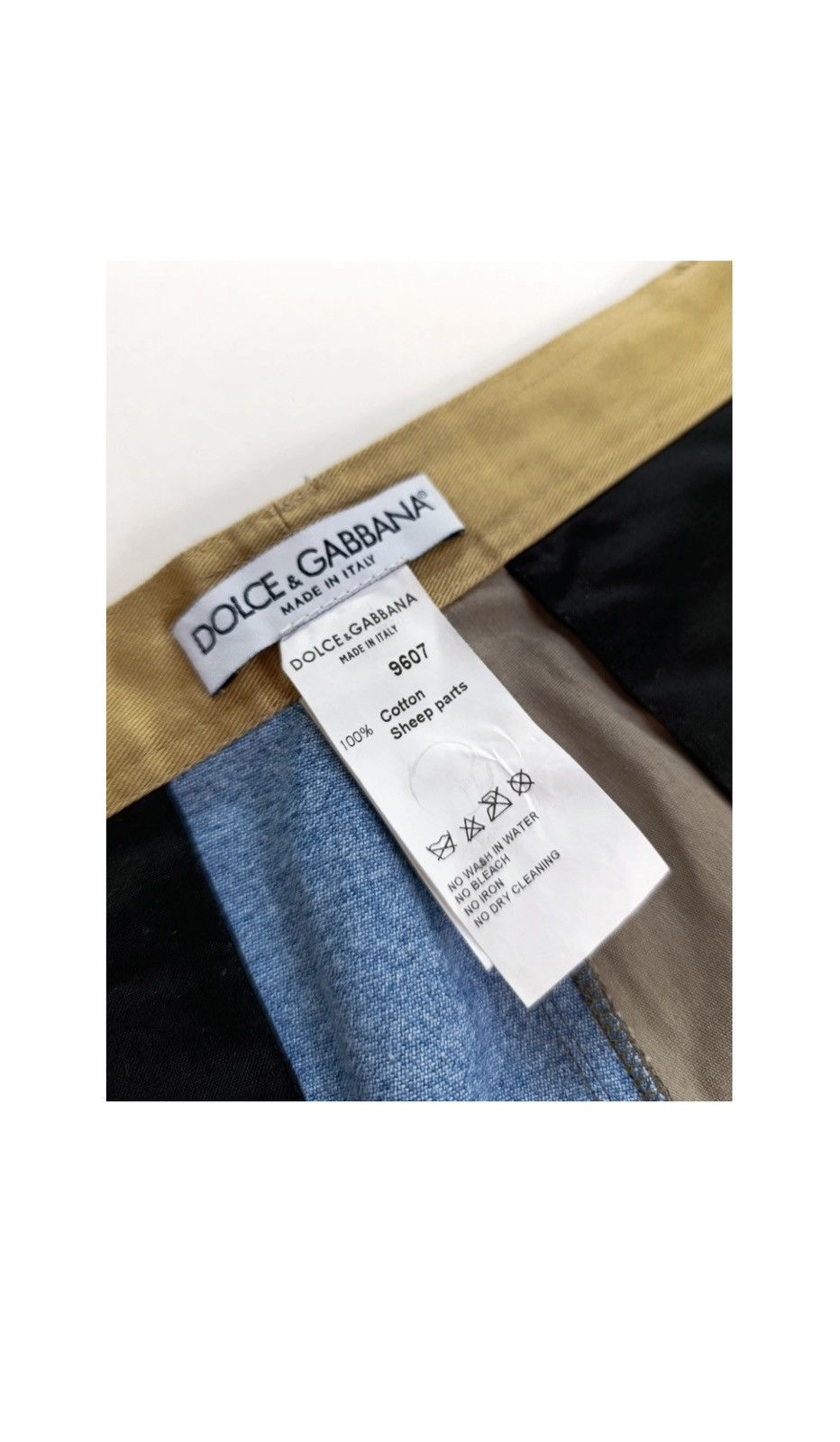 Dolce & Gabbana × Vintage Dolce&Gabbana Patchwork Pants Size US 36 / EU 52 - 4 Thumbnail