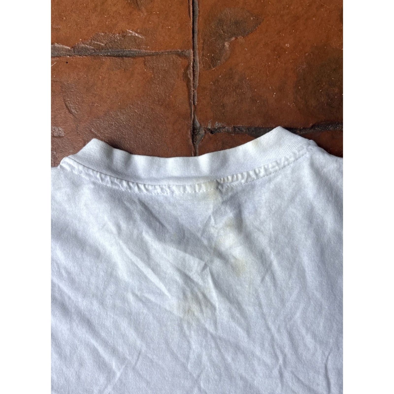Hanes VINTAGE 1995 Super Bowl Miami T-Shirt XL Single Stitch USA Hanes Crew Neck Short Sleeve Men White Cotton USA Theme Size US XL / EU 56 / 4 - 7 Thumbnail