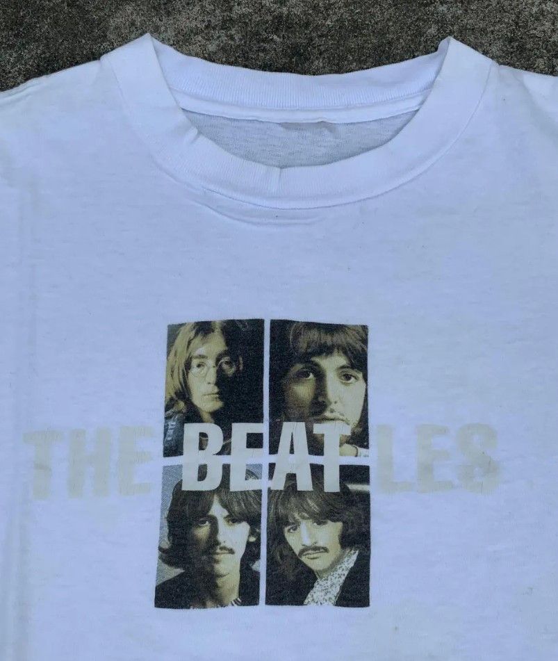 Band Tees Vtg The Beatles White Album Tee Size US L / EU 52-54 / 3 - 4 Thumbnail