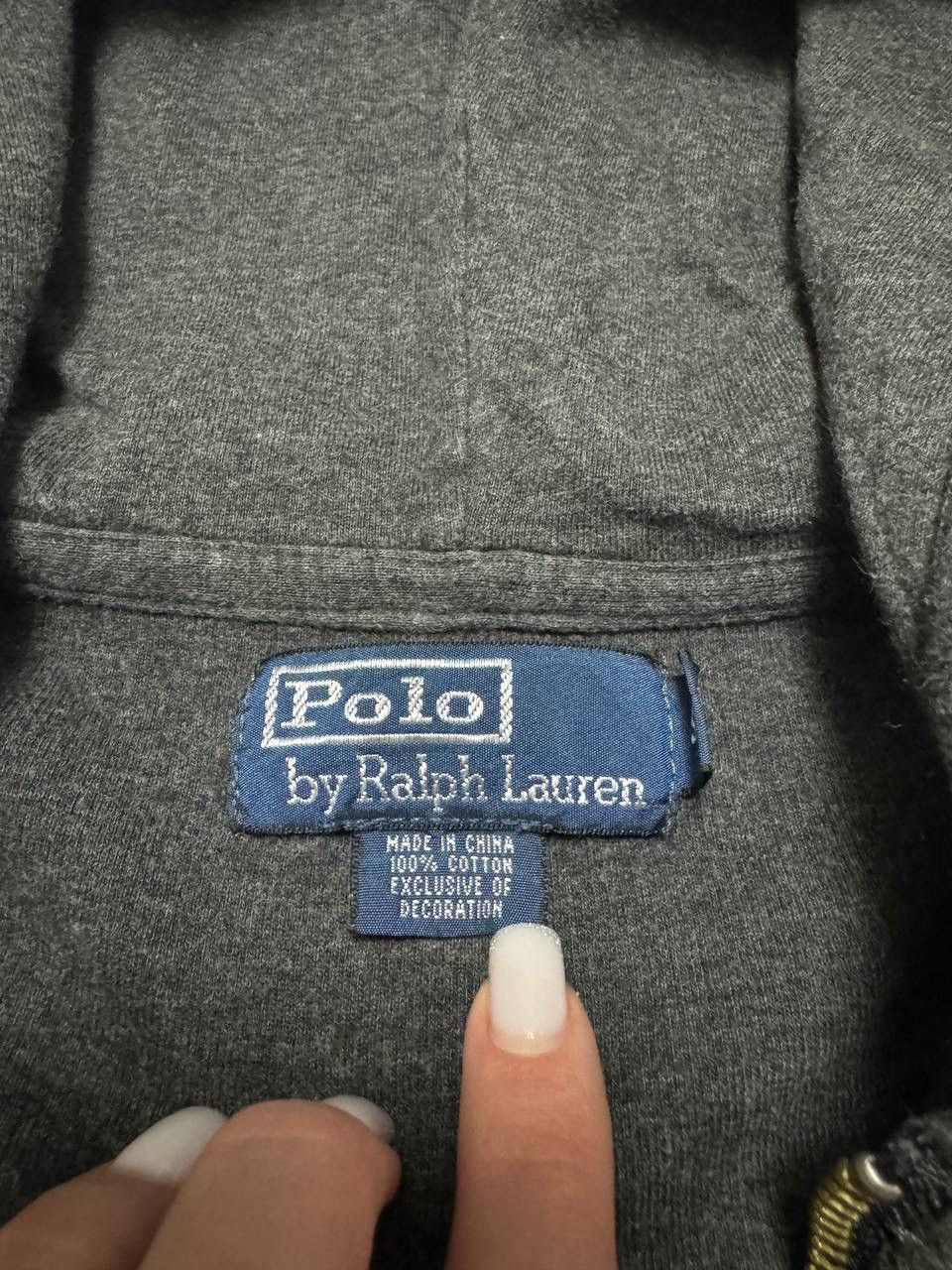 Polo Ralph Lauren × Vintage Vintage Polo Ralph Lauren Hoodie Zip Baggy Chief Keef 90s Size US S / EU 44-46 / 1 - 9 Thumbnail
