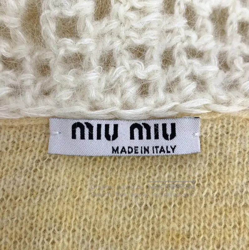 Miu Miu Miu Miu Yellow Wool Sweater with Crochet Collar . Size S / US 4 / IT 40 - 4 Thumbnail