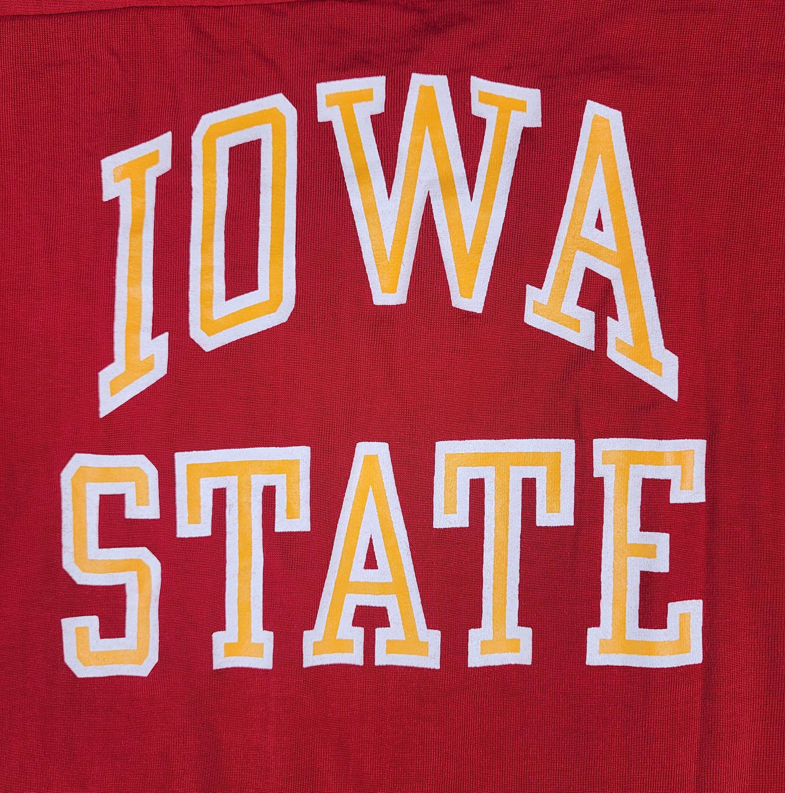 Champion Vintage 90s Iowa State 3/4 sleeves Champion tee Size US L / EU 52-54 / 3 - 2 Thumbnail