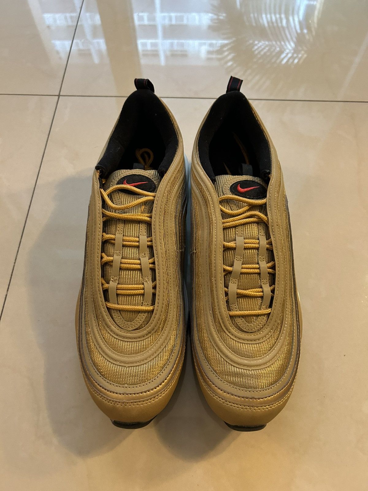 Nike Nike Air Max 97 Metallic Gold Size US 13 / EU 46 - 3 Thumbnail