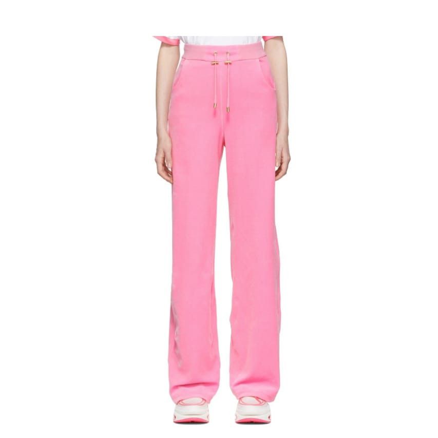 Balmain o1y0625 Sweatpant in Pink Size 32" / US 10 / IT 46 - 1 Thumbnail
