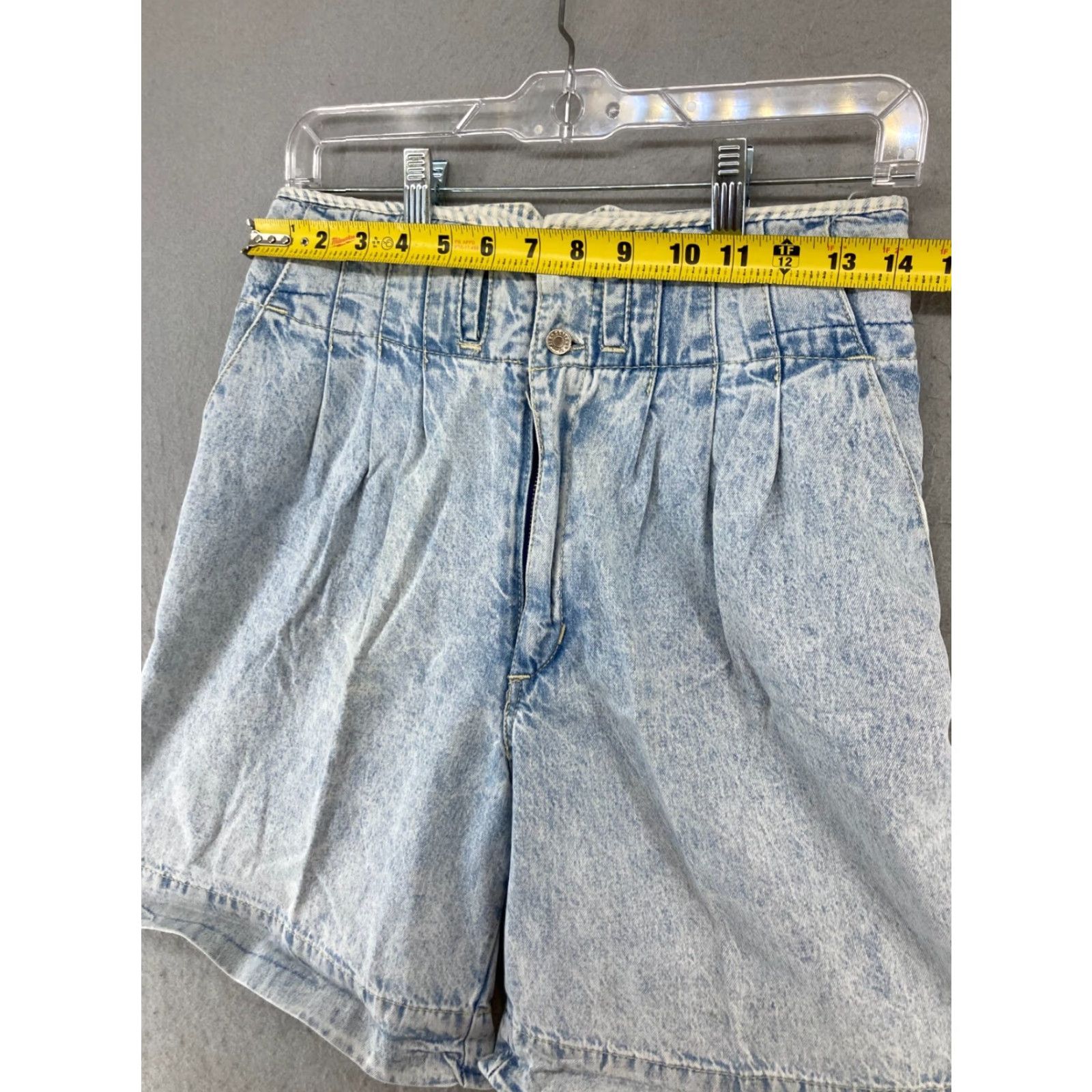 Vintage VINTAGE Gitano Womens Shorts 7/8 High Rise Pleated Denim 80s 90s Blue Adult Regular Size 28 in Waist Womens Size 28" / US 6 / IT 42 - 2 Thumbnail