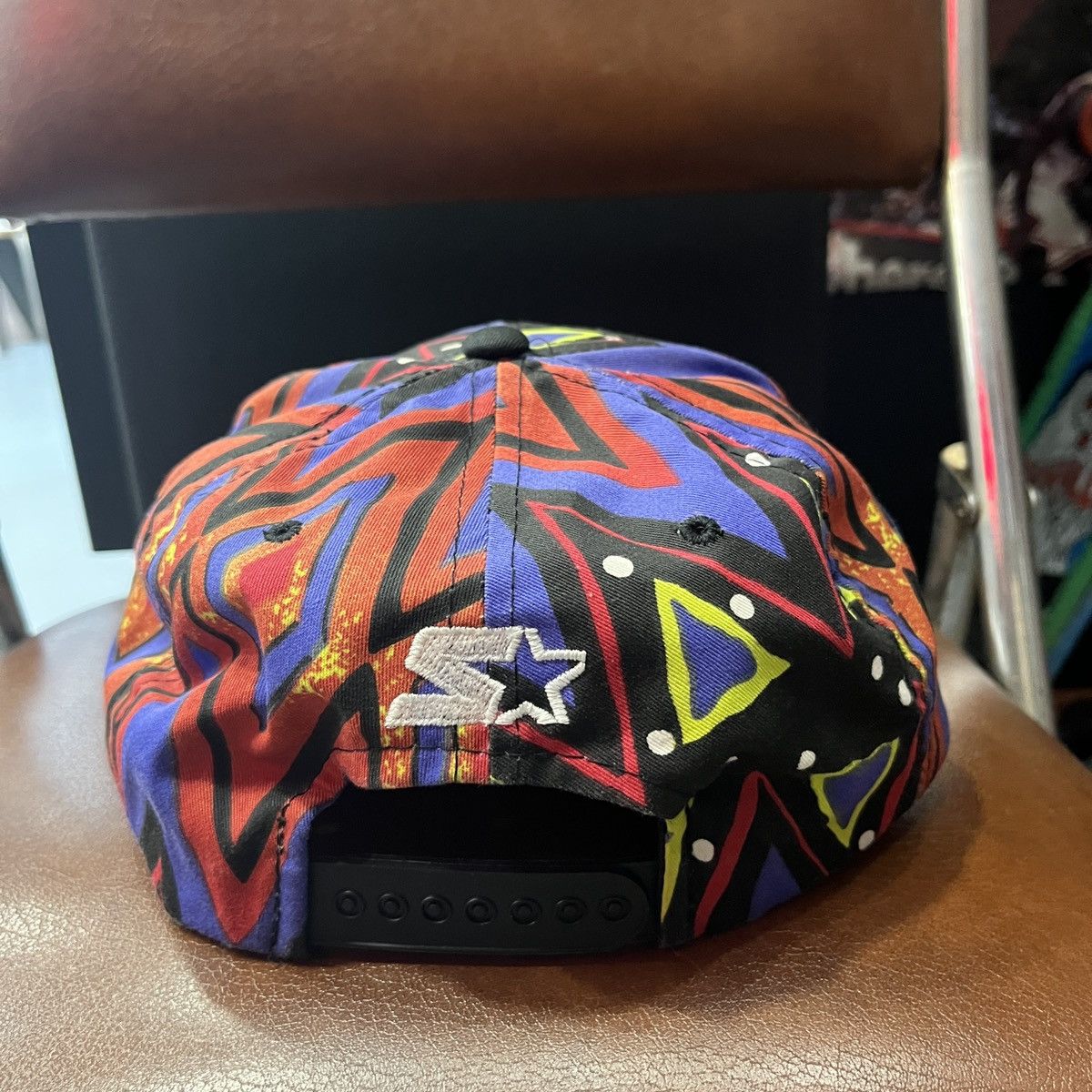 Starter Vintage Dj Jazzy Jeff 1993 Starter Aztec Cap Snapback Hat Size ONE SIZE - 2 Thumbnail