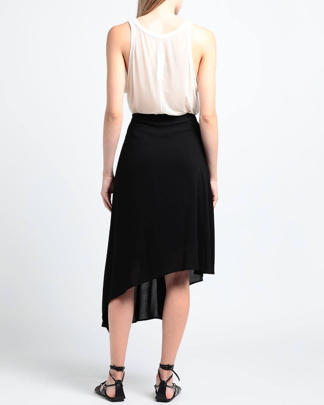 Ann Demeulemeester Ann Demeulemeester Asymmetric Midi Skirt Size 26" / US 2 / IT 38 - 6 Thumbnail