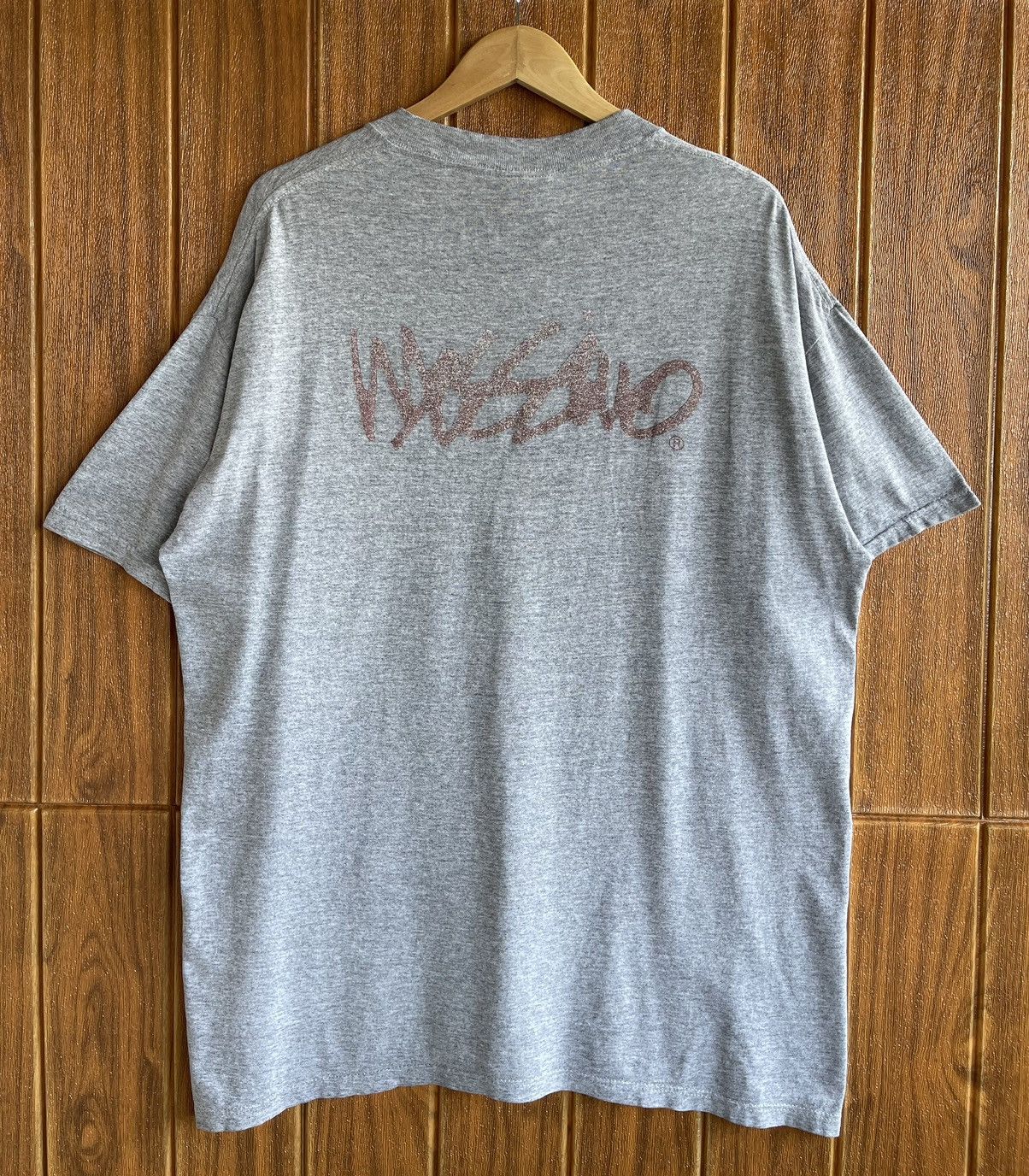 Mossimo Vintage’90s Thrashed🔥MOSSIMO🔥Big Logo Back Hit Faded Tshirt Size US L / EU 52-54 / 3 - 2 Thumbnail